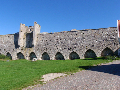 Visby city wall/fortress.